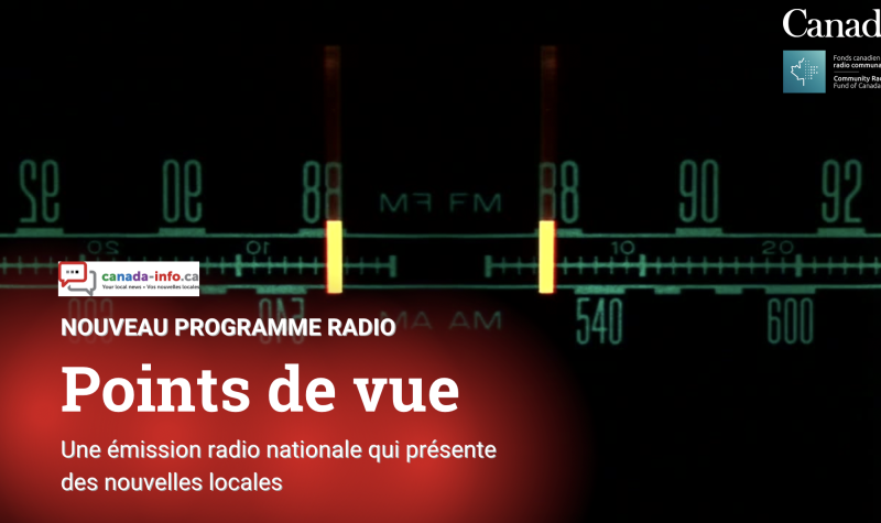 Points de vue, en ondes sur 39 radios francophones canadiennes.