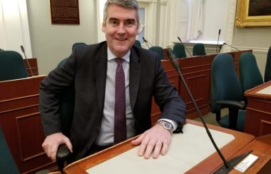 A photo of Premier Stephen McNeil in the legislature