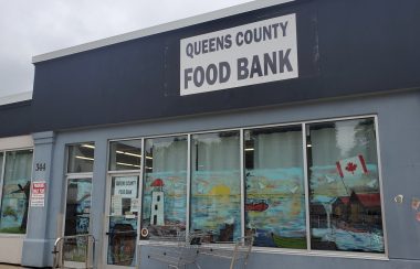 Exterior of the Queens County Food Bank building