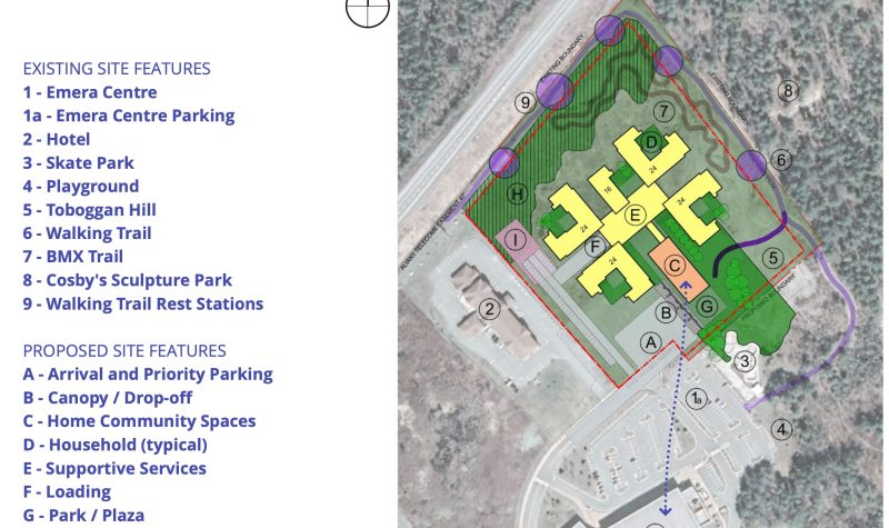A site plan for a proposed long-term care facility in Queens