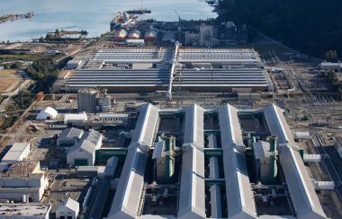 Rio Tinto Alcan's Kitimat aluminium smelter.