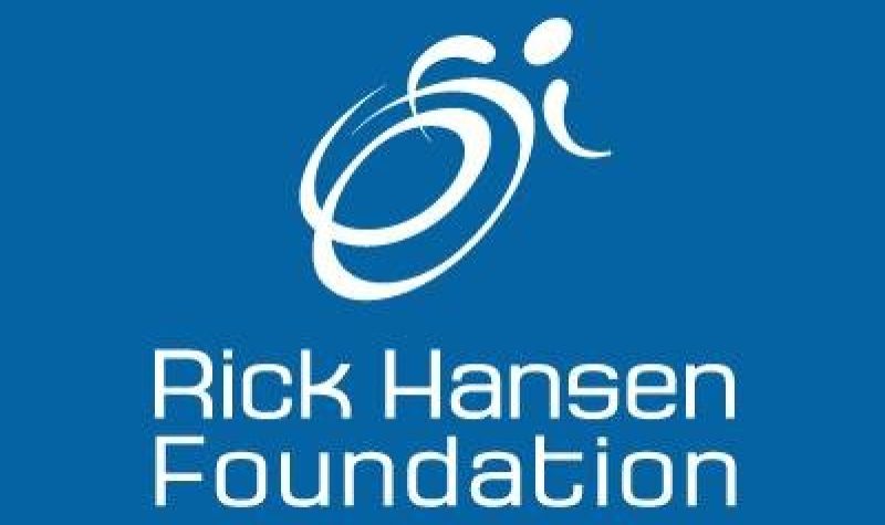 Hans Egger and Kim Egger, representatives from the Rick Hansen Foundation shared how there foundation is trying to make life easier for individuals with disabilities. Photo Courtesy of Rick Hansen Foundation Twitter.