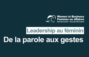 Le logo du projet Leadership au féminin