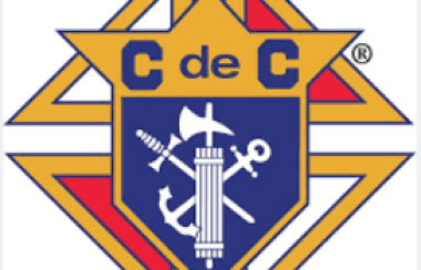 The crest of the Knights of Columbus.