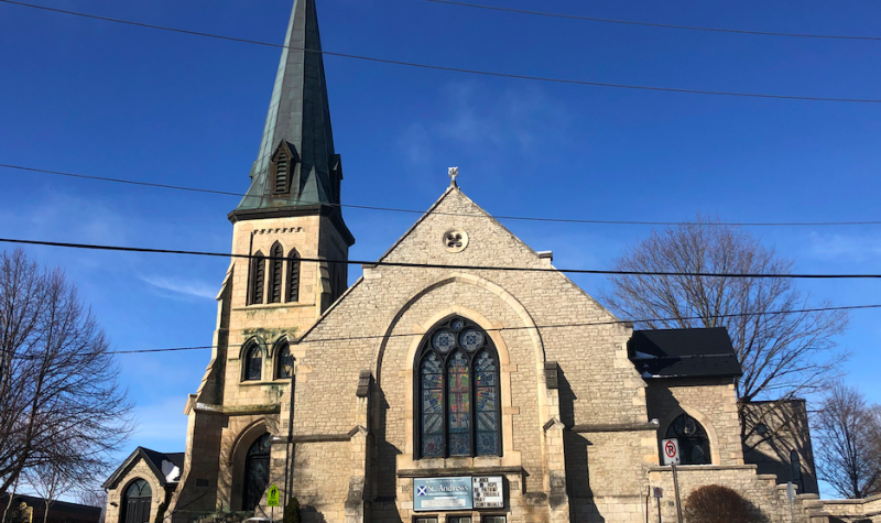 St. Andrew's Presbyterian Church in Fergus, Ontario.