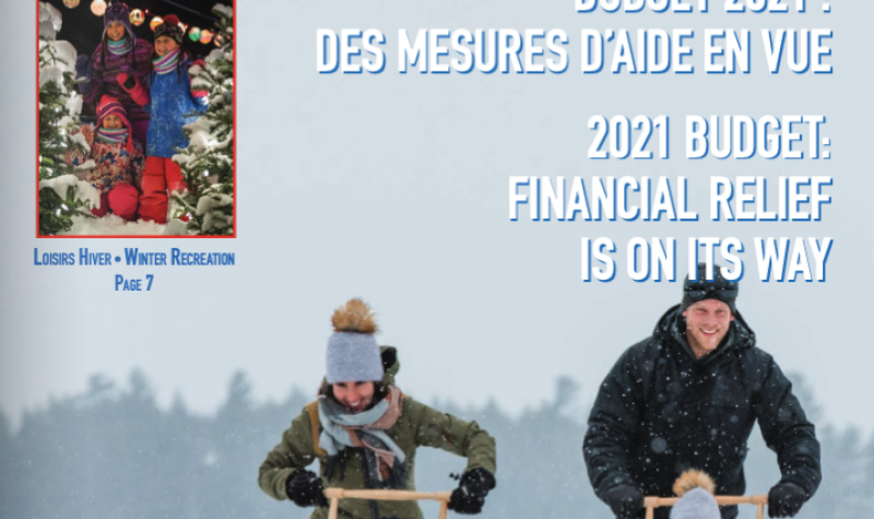 The front page of the VLB info TBL newsletter for December 2021.