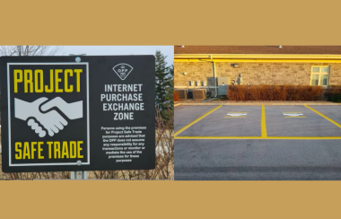 The Wellington County OPP are inviting members of the public to use their OPP detachment parking lots to facilitate buy and sell transactions at designated community safe zone parking spaces.