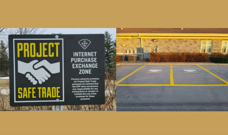 The Wellington County OPP are inviting members of the public to use their OPP detachment parking lots to facilitate buy and sell transactions at designated community safe zone parking spaces.