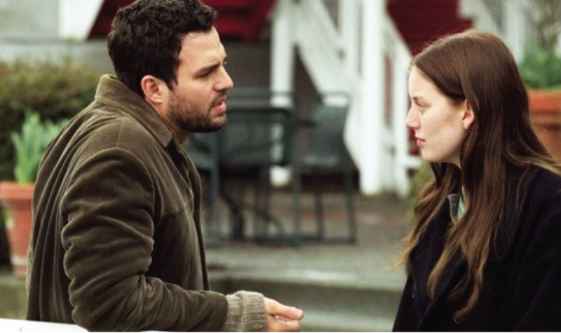 Photo of actress and director Sarah Polley and MArk Ruffalo in a scene from the film My Life Without Me.