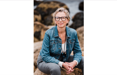 Oceanography department chair Katja Fennel smiling for a portrait photo.