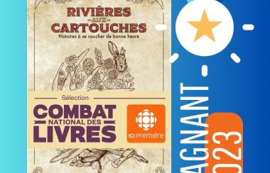 La couverture du recueil de nouvelles Rivières aux Cartouches