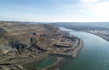 The site C dam will divert a river, flood a valley and cost BC Taxpayers $16 billion dollars   Photo Courtesy BC Hydro