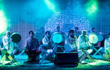 Le groupe Soufi-Sphère en spectacle, musique traditionnelle de la Tunisie.