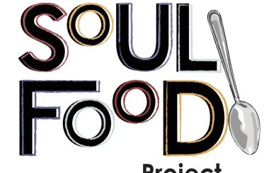 The multicoloured Soul Food Project logo featuring a spoon.