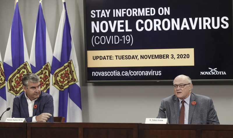 Premier Stephen McNeil and Dr. Robert Strang provide a COVID-19 update.