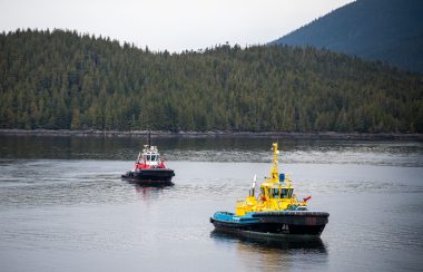 Tug boats in Prince Rupert harbour