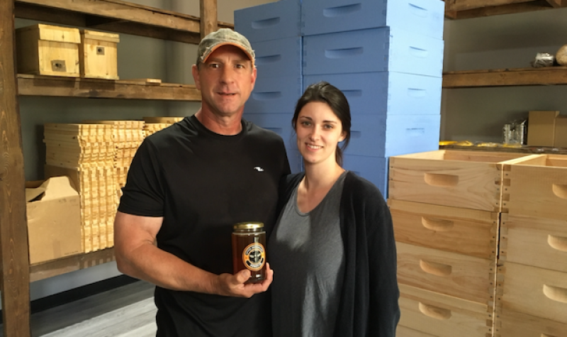 Derek Nantel and Nicole Johnson have just opened up a UA Honey store at 95 Bridge Street in Sackville. Photo: Erica Butler