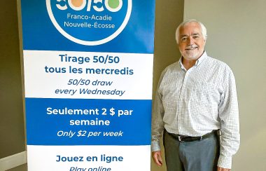 Victor Tétrault est à l'initiative de ce projet de loterie. Photo : Loto Franco-Acadie Nouvelle-Écosse