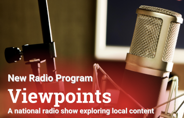 Episode 32 of Viewpoints, CRFC's national radio show.