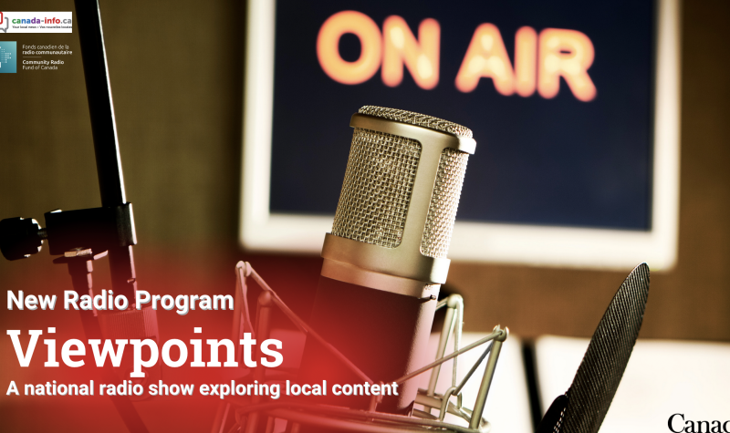 The Viewpoints radio show is produced by the Community Radio Fund of Canada for 37 stations across the country.