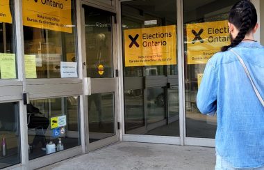 Centro de votación anticipada en Toronto/ Foto: CHHA 1610AM