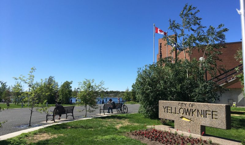 L'hôtel de ville de Yellowknife, N.T.-O.