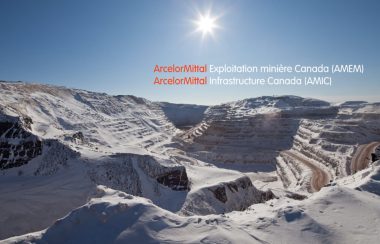 Montagnes du Mont-Wright avec la présentation dArcelorMittal