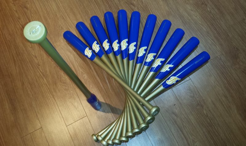 des batons de baseball