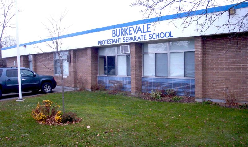 Façade de l'école Birkvale Protestant Separate School