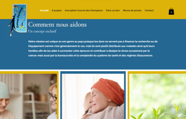 Le nouveau site de Cancer Fermont a été lancé à la mi-juillet. Image : cancerfermont.com