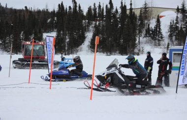 Fermont aura accueilli deux courses d’accélération de motoneige cet hiver, tandis que le Labrador Ouest en aura organisé quatre cette saison. Crédit photo : John Roberts