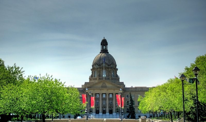Parlement albertain à Edmonton.