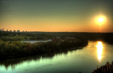 Paysage d'Edmonton.