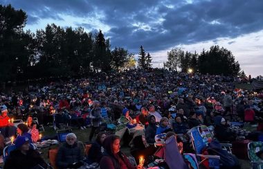 Les spectateurs du Bear Creek Folk Festival en direct des concerts (Photo: Bear Creek Folk Festival)