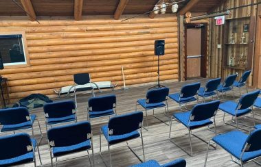 Le Log Cabin situé à Falher va abriter l'événement organiser par l'ACFA Régionale de Rivière-La-Paix (Photo: Nord-Ouest FM)