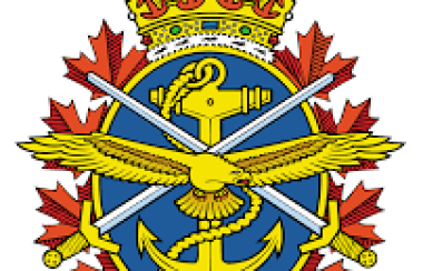 A picture of the Canadian Armed Forces logo.