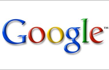 A multicoloured logo with the trademark colours and style of the Google platform.