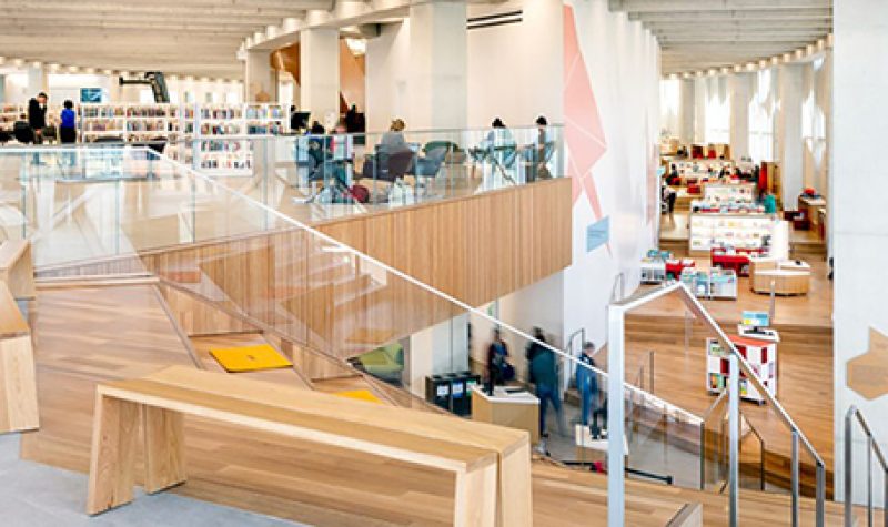 Future bibliothèque centrale de Laval. Crédit photo : Ville de Laval