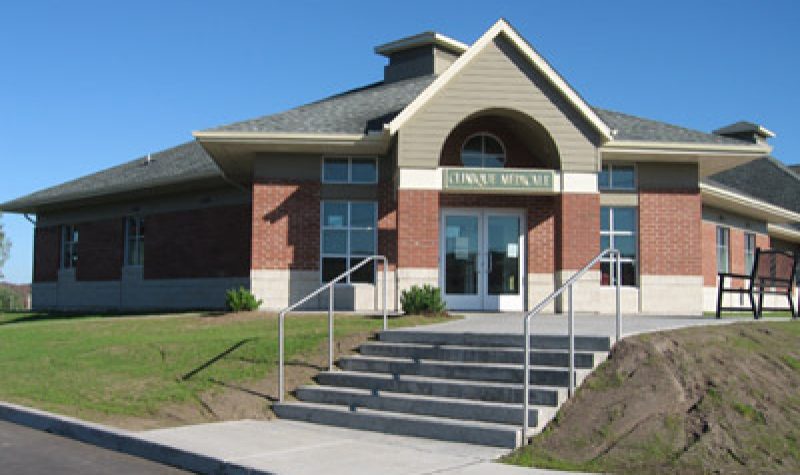 Picture of the Knowlton Community Centre that also houses the Knowlton clinic