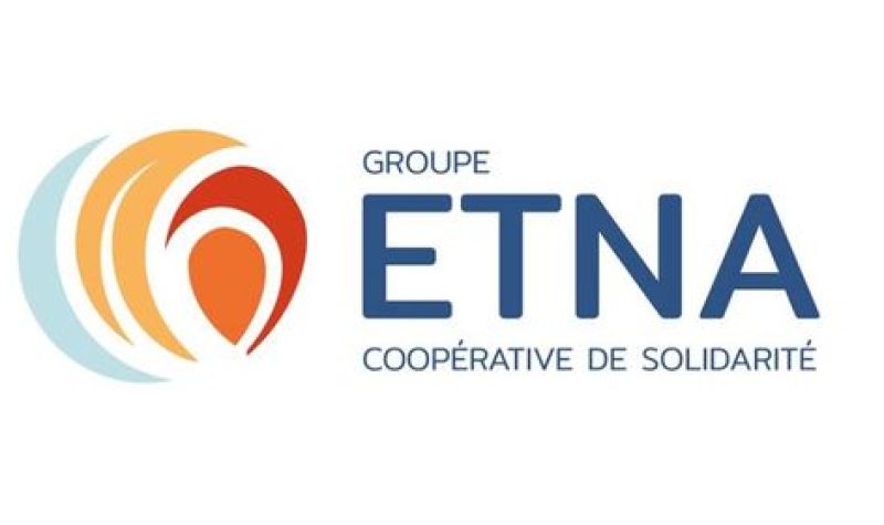 La mission du groupe ETNA est de développer des formations en tourisme adaptées aux besoins de la Basse-Côte-Nord et de la Minganie. - Logo du groupe ETNA