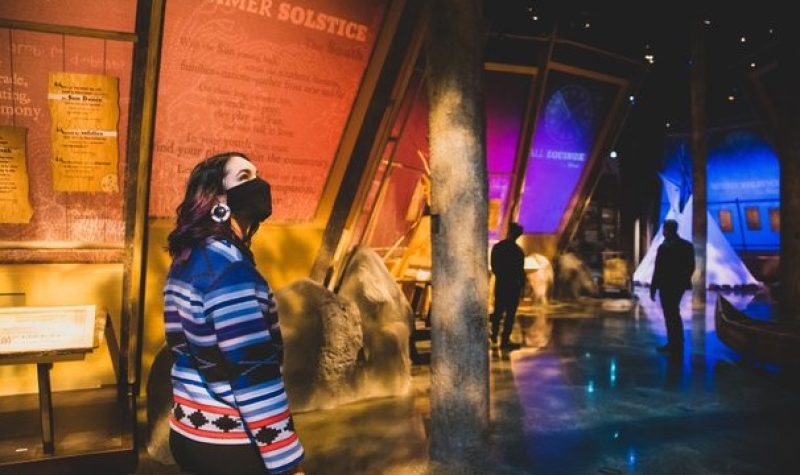 The Indigenous People's Experience is open to the public until December 19, Saturdays and Sundays from 1-4. Photo credit: Fort Edmonton Park, Crowdriff Media Hub