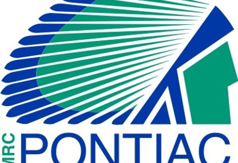 The blue and green logo of the MRC Pontiac