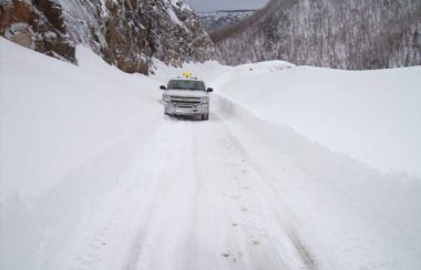 Cabot Trail en hiver.