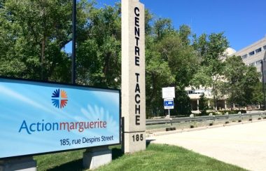 Un grand paneau du nom Actionmarguerite avec une colone du nom Centre Taché.