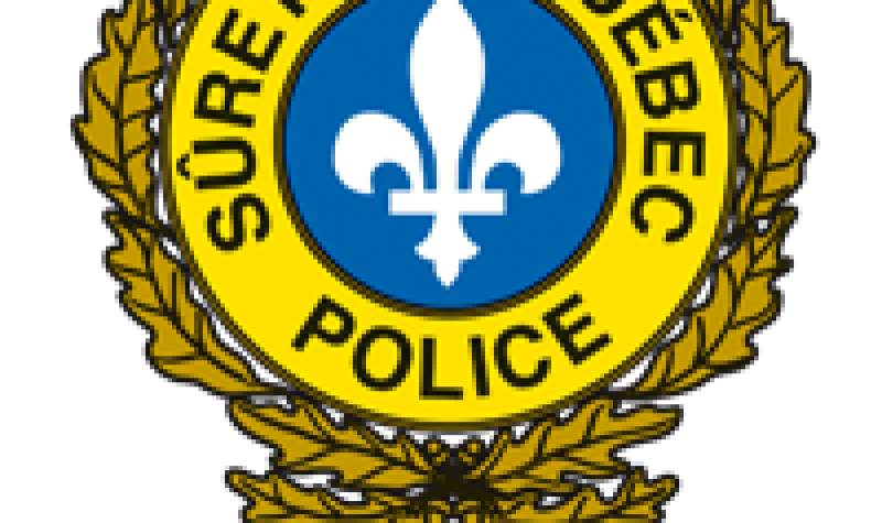 A photo of the Sûreté du Québec logo.